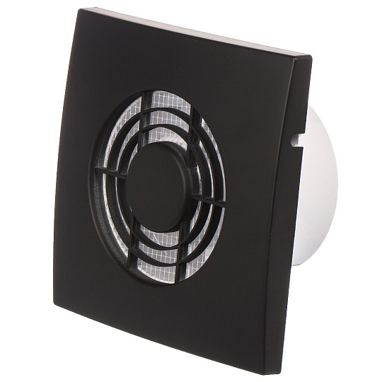 Вентилятор вытяжной настенный, Event, 98 мм, 13 Вт, 90 м³/ч, карбон, Зефир, 100С