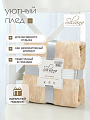 Плед евро, 200х220 см, велсофт жаккард, 100% полиэстер, Silvano, Lotus, бежевый, 200/003-LOT/LA - фото 5