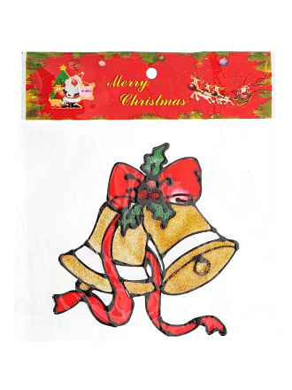 Наклейка на стекло, 19х23.5 см, Колокольчики, SYBXT18-081