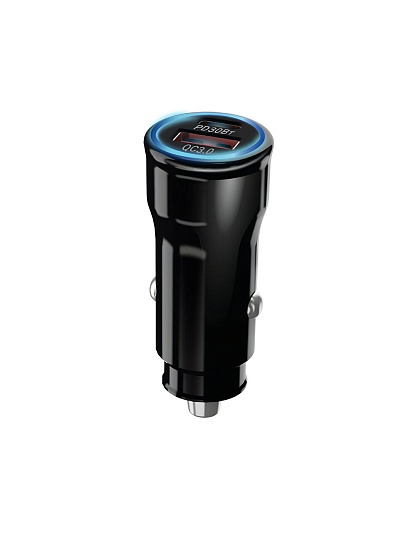 Автомобильное зарядное устройство GAL, UC-4597, в прикуриватель, PD 30W + QC3.0, 2.4 А