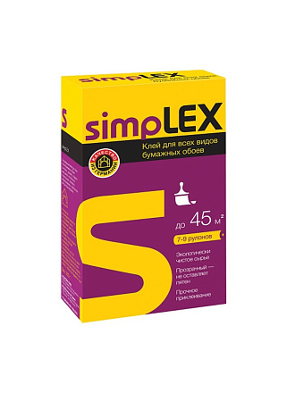 Клей для бумажных обоев, Simplex, 250 г, коробка, 10323R