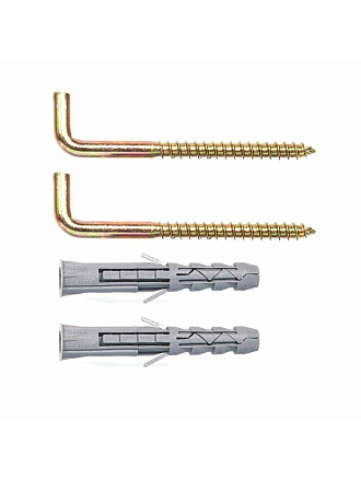 Крепление для водонагревателя, 2 шт, 8 х 100 мм, индивидуальная упаковка, MasterProf, ИС.130724