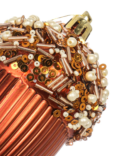 Набор елочных украшений Желуди, 3 шт, кофе, шампань, 9х6 см, пластик, SYQD1- 0124213