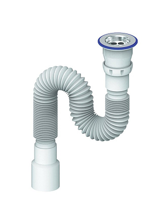 Сифон для мойки, 800 мм, 1