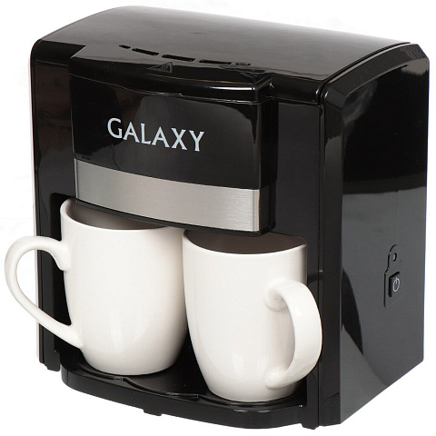 Кофеварка электрическая, капельная, 0.3 л, Galaxy Line, 750 Вт, стоп капля, автоотключение, подогрев, в ассортименте, GL 0708