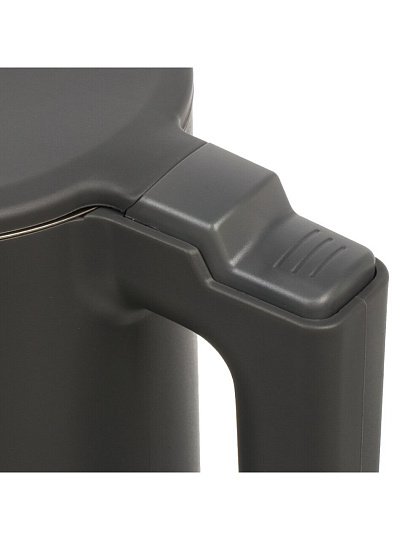 Чайник электрический Energy, E-215, серый матовый, 1.7 л, 1800 Вт, скрытый нагревательный элемент, нержавеющая сталь