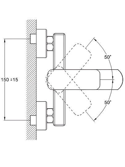 Смеситель для ванны, G.lauf, с картриджем, графит, NEB3-A123MG