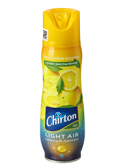 Освежитель воздуха Chirton, 300 мл, Light Air Сочный лимон, сухое распыление
