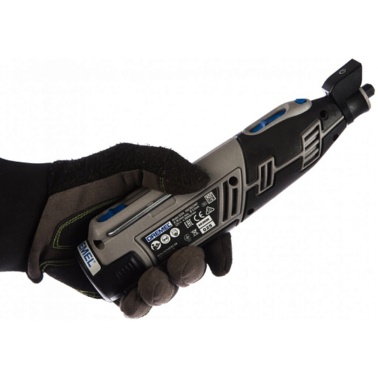 Многофункциональный инструмент Dremel, 8220, аккумуляторный, 2 А.ч, 33000 об/мин, 65 насадок, АКБ, ЗУ