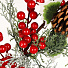 Венок рождественский 36 см, с ягодами, SYHHA-0823036 - фото 3