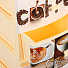 Комод 4 ящика, Кофе, 38х48х98 см, монорисунок, РП-451, Росспласт - фото 3