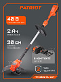 Триммер аккумуляторный, Patriot, TR4022XL, 250204022, D-ручка, леска, неразборный вал