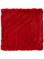 Наволочка декоративная Геометрия, 100% полиэстер, 45 х 45 см, бордовая, A130044