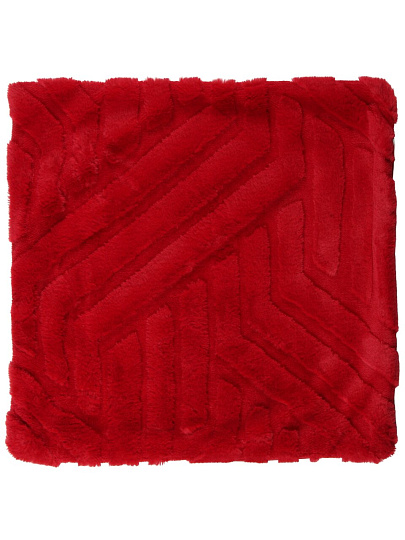 Наволочка декоративная Геометрия, 100% полиэстер, 45 х 45 см, бордовая, A130044