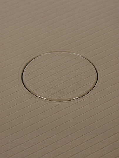 Стол для шезлонга пластик, прямоугольный, 48.5х40.5х42 см, пластиковая столешница, капучино, Adriano, Р6059КАП