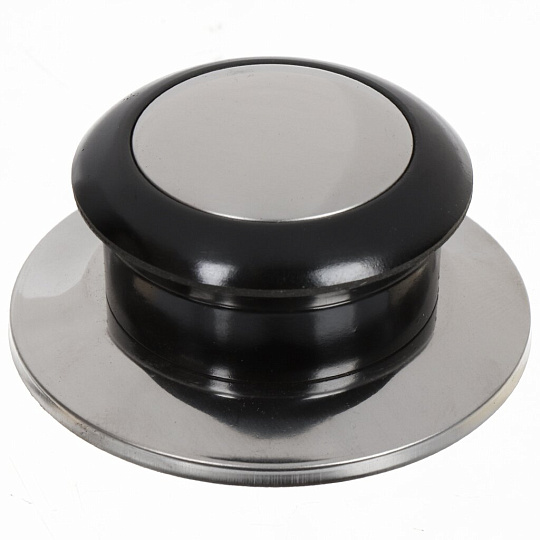 Кнопка для крышки пластик/металл, 5 см, 2 шт, 848-019