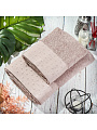 Полотенце банное 70х140 см, 100% хлопок, 470 г/м2, Дафна, латте, Узбекистан