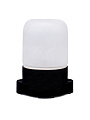 Светильник для бани, General Lighting Systems, GCF-SNP-60-E27-IP65-W,4377, 60 Вт, E27, на 1 лампочку, IP65, НПБ-400, КСС-001, 230В, пластик, черный, 437785