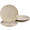 Тарелка обеденная, керамика, 4 шт, 22 см, круглая, Идель, Daniks, ST2240 - фото 8