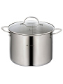 Кастрюля нержавеющая сталь, 8 л, крышка стекло, Daniks, Профессионал, GS-01338-24HCA, индукция - фото 3
