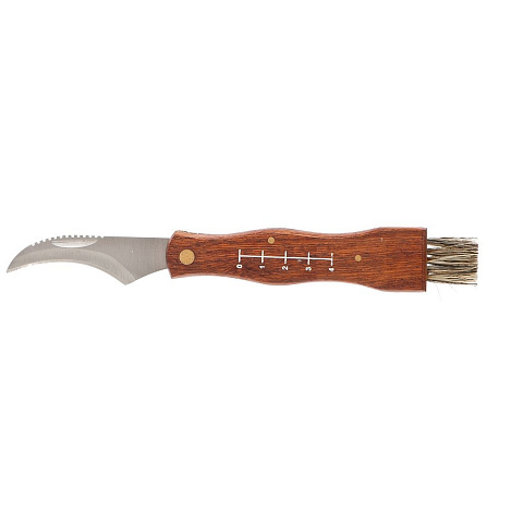 Нож грибника складной, 185 мм, деревянная рукоятка, Palisad, 79005