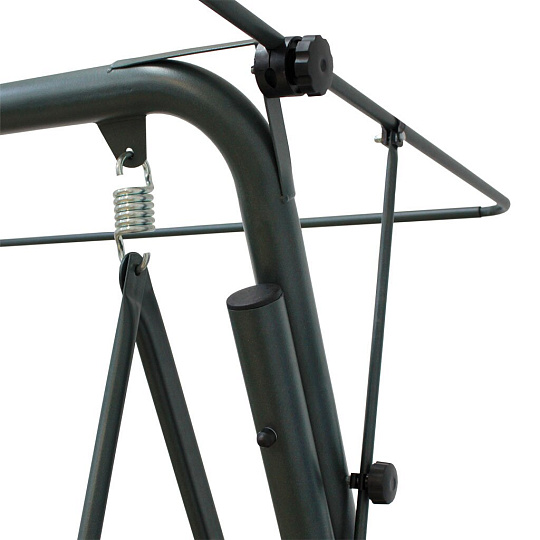 Качели садовые 4-местные, 232х125х173.5 см, 350 кг, Arno, Оазис Стандарт+, раскладываются в кровать, зеленые, 2016-КД-40/С+, тент, металл