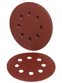 Круг абразивный Bartex, диаметр 125 мм, зернистость P320, под липучку, перфорированный, 8 отверстий, 5 шт, R026 - фото 3
