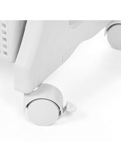 Полка универсальная, пластик, 4 секции, на колесах, белая, Violet, Лофт, 770406