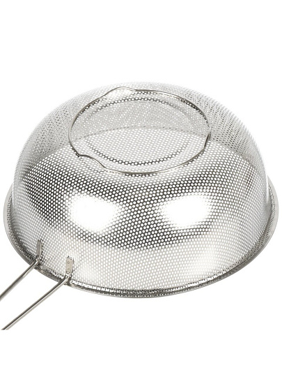 Дуршлаг нержавеющая сталь, 25.5 см, 3 л, с ручкой, Daniks, GS-08131-25