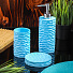 Дозатор для жидкого мыла, пластик, 7х15х20 см, синий, RE1320AA-LD - фото 3