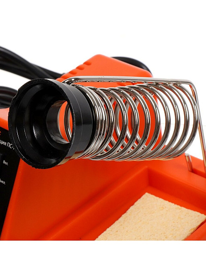 Паяльная станция сетевая, 72 Вт, 230 В, сменное жало, с подставкой, керамический ТЭН, 4 жала в комплекте, регулятор, 160-500 С, TDM Electric, Алмаз ПС-72, SQ1025-0705