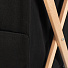 Корзина для белья, 39х62 см, прямоугольная, дерево, текстиль, черная, Y4-7887 - фото 2