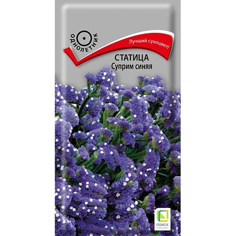 Семена Цветы, Статица, Суприм синяя, 0.15 г, Поиск