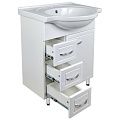 Тумба Doratiz, Лайма, 60 см, 1 дверь, 3 ящика, Уют 60, 9908.205U - фото 3