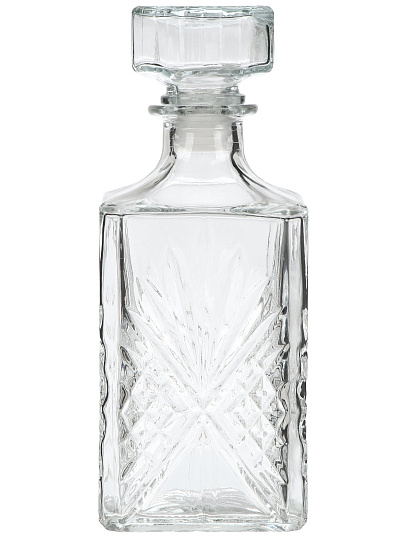 Штоф стекло, 0.9 л, бесцветный, Daniks, Квадро, Y4-11347