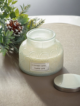 Свеча декоративная, 7.5х5.5 см, ароматизированная, в банке, A330088