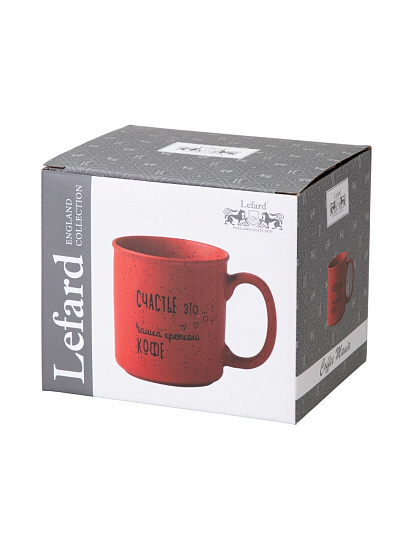 Кружка фарфор, 530 мл, Люблю себя и кофе, Lefard, 260-972