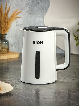 Чайник электрический Rion, CX-K205-18, 1.8 л, 1500 Вт, скрытый нагревательный элемент, сталь, пластик