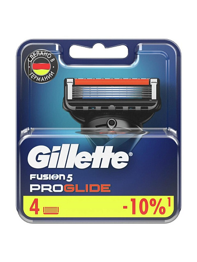 Сменные кассеты для бритв Gillette, Fusion ProGlide, для мужчин, 4 шт