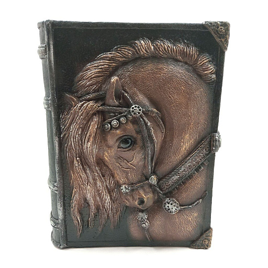 Копилка Символ Года Конь в пальто, 24 см, гипс, G040-24-105K, бежевая