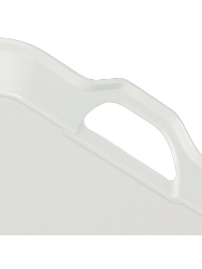 Поднос пластик, 34.2х24х4 см, прямоугольный, голубой мрамор, Y6-10713