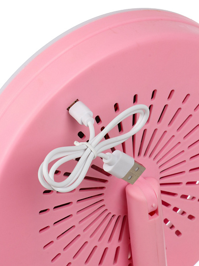 Зеркало настольное, 24х30х7 см, с увеличением, с подсветкой, Y4-11337