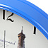 Часы настенные, 30 см, круглые, пластик, стекло, синие, Y6-6090 - фото 2