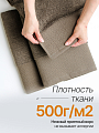 Полотенце банное 50х90 см, 100% хлопок, 500 г/м2, Бланш, Silvano, хаки, Узбекистан - фото 3