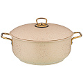 Кастрюля-мантоварка agness paradise 28x12/28х7,3/28х7,3 см. трехслойное покр granit 936-136 - фото 4