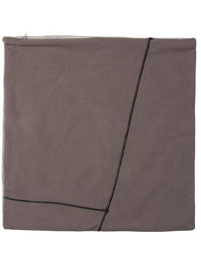 Наволочка декоративная Линии, 100% полиэстер, 45 х 45 см, серая, A130036