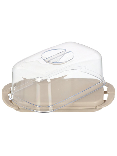 Масленка пластик, 18х9.5х6.5 см, крышка пластик, латте, Sugar&amp;Spice, Vanilla, SE145112005