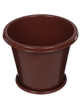 Горшок для цветов пластик, 10 л, 31х25.5 см, Альтернатива, Эконом, М6604