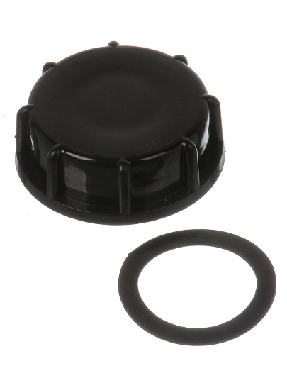 Крышка на еврокуб заглушка, 60 мм, пластик, СантехКреп, 4.5.2.8.