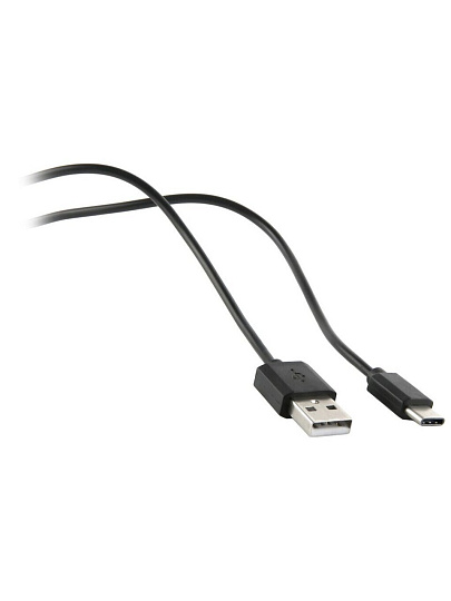 Кабель USB, Red Line, USB Type-C, 1 м, черный, УТ000010553